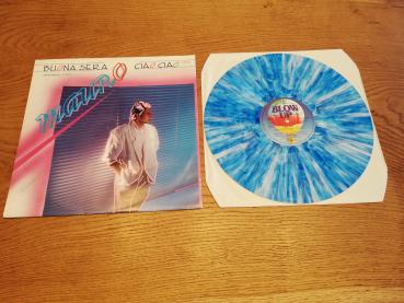 Mauro Buona Sera/ Ciao Ciao 1987 Intercord INT 125.596 Blaues Vinyl Deutsche Pressung NM/VG+